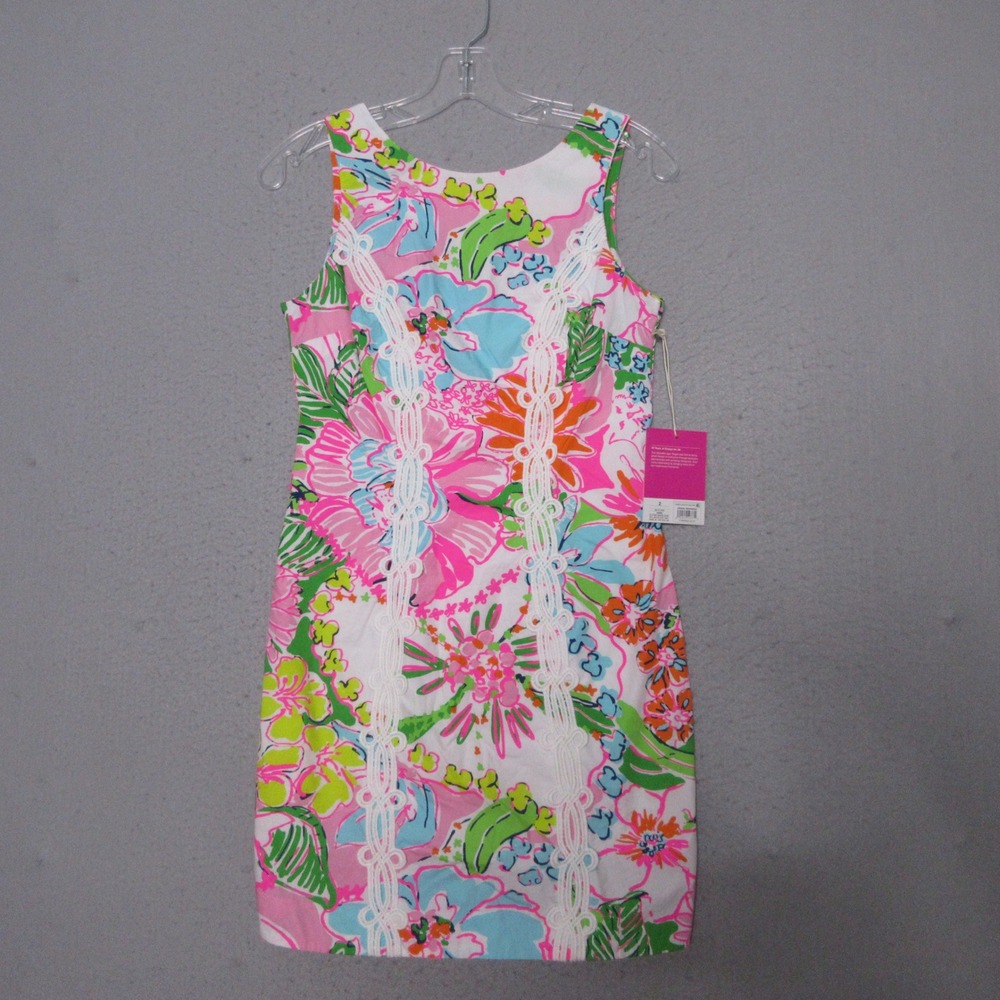 Lilly Pulitzer Target Dress 2 Floral Nosey Posie Resort Cotton Preppy Bright NWT